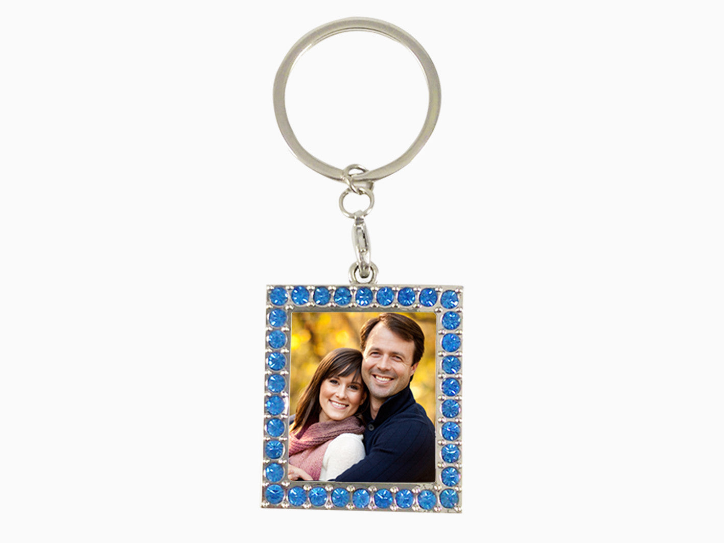 Personalised Photo Keychain (Combo Set of 2) Customised with Photo Key Chain  with Picture for Bike,